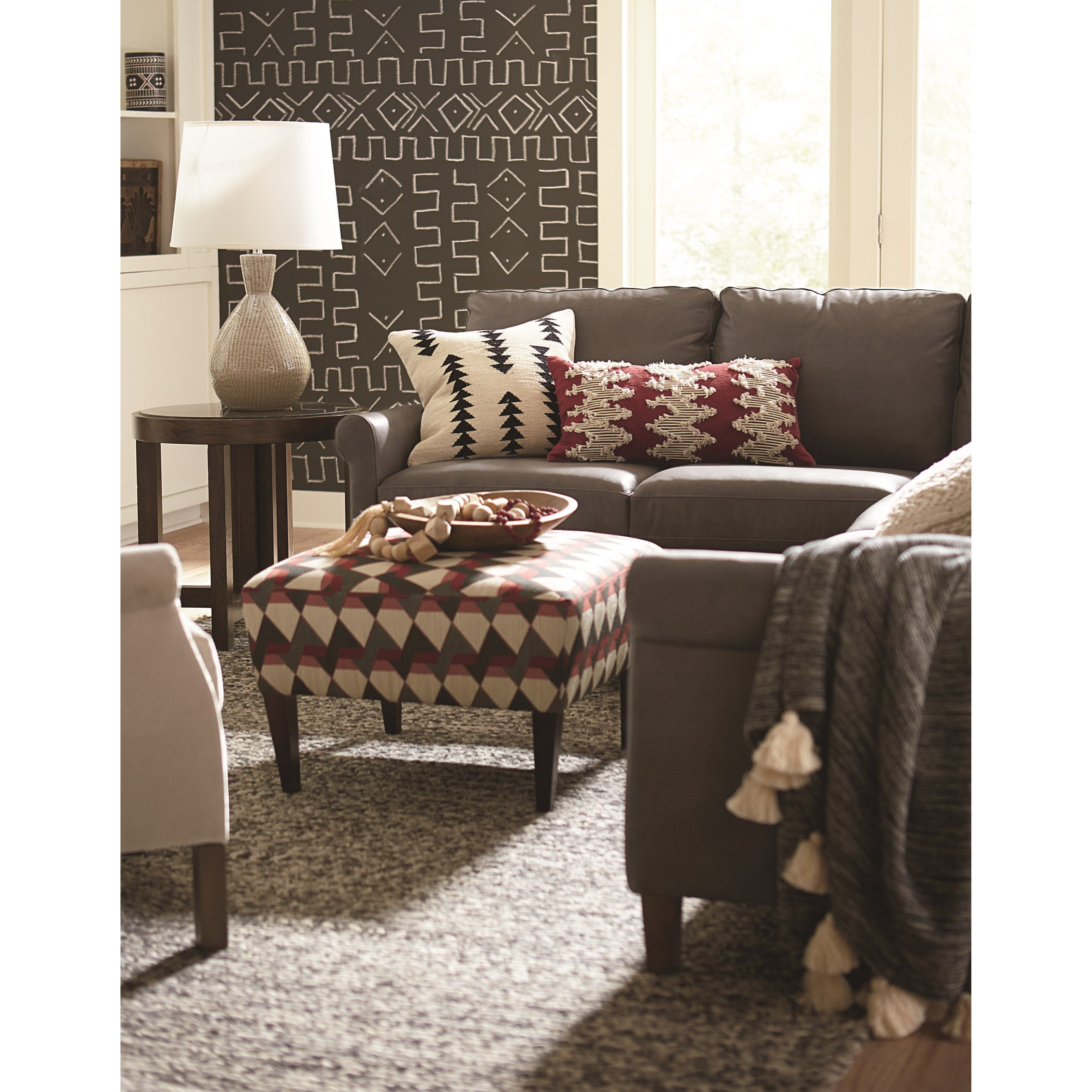 Bassett Wellington 311966LC+61LC 72269 Transitional 2Piece Sectional